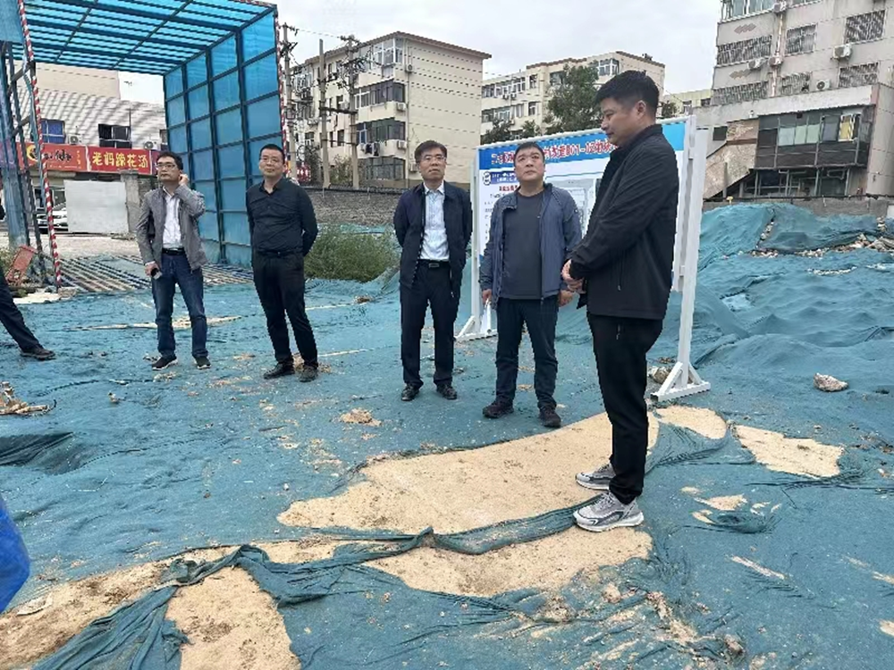 万搏在线开户-万搏（中国）
负责人汪洋到孙八砦城中村改造项目调研项目建设工作